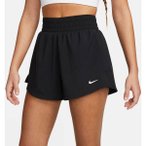 NIKE Damen Shorts W NK ONE DF HR 3IN 2N1 SHORT, Größe XL in Schwarz