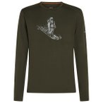 Icebreaker - Merino 200 Oasis L/S Crewe Skiing Yeti - Merinounterwäsche Gr XXL 