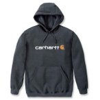 Carhartt - Signature Logo Sweatshirt - Hoodie Gr S blau