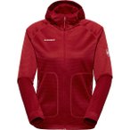 MAMMUT Damen Unterjacke Crag ML Hooded Jacket Women, Größe M in Rot