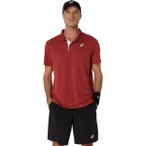 ASICS Herren Shirt COURT POLO, Größe XL in Rot