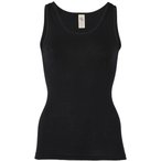 Engel Top Damen  Kurzarm Unterhemden schwarz Größe XL   Hautfreundlich Merinow