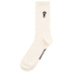 DEDICATED - Rib Socks Knivsta Mocca EMB - Multifunktionssocken 41-45 weiß