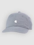 Carhartt WIP Madison Logo Cap shady blue / white Gr. Uni