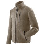 Mufflon - Klaas - Merinojacke Gr S grau/braun