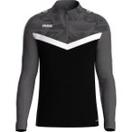 JAKO Herren Pullover Ziptop Iconic, Größe XXL in Schwarz