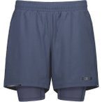 2XU Kompressionstight Aero Mesh 2-in-1 Short, Größe S in Blau