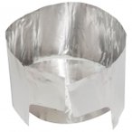MSR - Solid Heat Reflector w/ Windscreen metallic