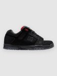 DC Stag Skateschuhe black / grey / red Gr. 9.0