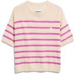 Armedangels Stripe Linen Blend  Damen  T-Shirts beige Größe L Lifestyle  Hautf