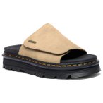 Dr. Martens - Zebzag Slide EH Suede - Sandalen UK 3 beige/schwarz