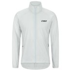 CEP - Run Windbreaker - Laufjacke Gr L grau/weiß