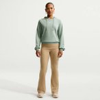 NIKE Damen Kapuzensweat W NSW CHILL FT HOODY (Consumer Faci, Größe XS in Grün