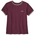 Patagonia - Women's Fitz Roy Foothills Ringer Tee - T-Shirt Gr XS rot