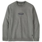 Patagonia - 95 Oval Logo Uprisal Crew Sweatshirt - Pullover Gr S grau