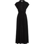 O'NEILL Damen Kleid LORI MAXI SHIRT DRESS, Größe L in Schwarz