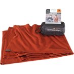 COCOON Merino Wool-Silk TravelBlanket - Decke dark terracotta