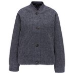 Mazine - Women's Vegan Wool Bomber - Freizeitjacke Gr S blau/grau