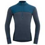 Devold - Lauparen Merino 190 Zip Neck - Merinounterwäsche Gr M blau