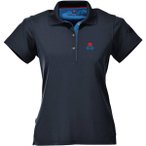 MAUL Damen Aeschi fresh 1/2 Poloshirt, Größe 44 in Blau