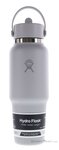 Hydro Flask Wide Mouth Travel Bottle Flex Straw Cap 946ml Thermosflasche-Grau-On