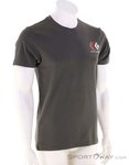 Black Diamond Faded Herren T-Shirt-Oliv-Dunkelgrün-S
