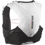 SALOMON Rucksack ADV SKIN 5 RACE FLAG SET BLACK/WHITE, Größe L in Grau