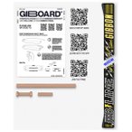 Gibbon Slacklines - Giboard Line - Slackline Gr 160 x 5 cm jib line /schwarz