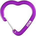 LACD Accessory Biner Heart FS - Materialkarabiner purple