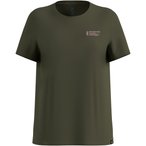 Odlo Cotton Blend Unlimited  Damen  T-Shirts oliv Größe XL Trekking  Hautfreun