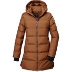 KILLTEC Kinder Mantel KOW 359 GRLS QLTD PRK, Größe 176 in Braun