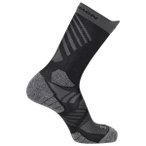 Salomon - Aero Crew - Laufsocken 36-38 grau/schwarz