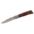 Herbertz - Taschenmesser Damast - Messer Gr 7,6 cm gelb