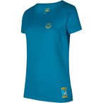 La Sportiva Climbing on the Moon  Damen  T-Shirts blau Größe S Bouldern | Spor