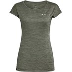 Salewa Puez Melange Dry  Damen  T-Shirts oliv Größe S Trekking  Widerstandsfä