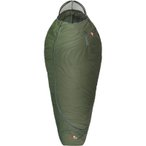 Grüezi Bag Wolle Survival Ice XXL Wide - Wollschlafsack rechts greenery
