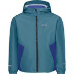Jack Wolfskin Iceland 3in1  Kinder  Doppeljacke blau Größe 164 Trekking  Wasse