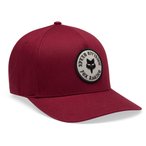 Fox Badge Flexfit Cap  Basecaps rot Größe L  Lifestyle  Elastisch