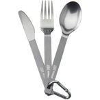 Esbit Titan Besteck-Set mit Karabiner und   Campinggeschirr Größe ONE SIZE Cam