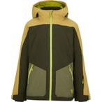 Ziener Arnu-Z  Kinder  Isolationsjacke oliv Größe 176 Skifahren  Winddicht Was