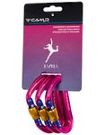 Camp - 3er-Pack ultraleichte Schraubkarabiner - Photon Lock Janja 3 Pack  - Rosa