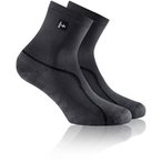 Rohner R-ultra Light Quarter   Laufsocken schwarz Größe 36  Trailrunning | Lau
