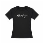 Hurley - Women's Rash S/S Tee - Lycra Gr XS schwarz