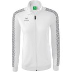 ERIMA Damen Essential Team Tracktop Jacke, Größe 42 in Grau