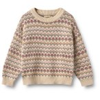 WHEAT - Kid's Jacquard Pullover Harlow - Pullover Gr 98 beige