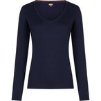 Icebreaker Merino 200 Oasis V Neck  Damen  Longsleeves Merino beige Größe S Tr