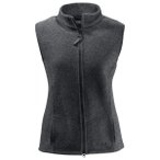 Mufflon - Women's Vita - Merinoweste Gr L grau/schwarz