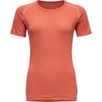 DEVOLD Lauparen Merino 190 Base Tee Wmn - Funktionsshirt XS coral