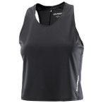 Salomon - Women's Sense Aero Short Tank - Laufshirt Gr M schwarz/grau