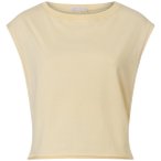 Mandala Damen Relax Fit T-Shirt (Größe XS, gelb)